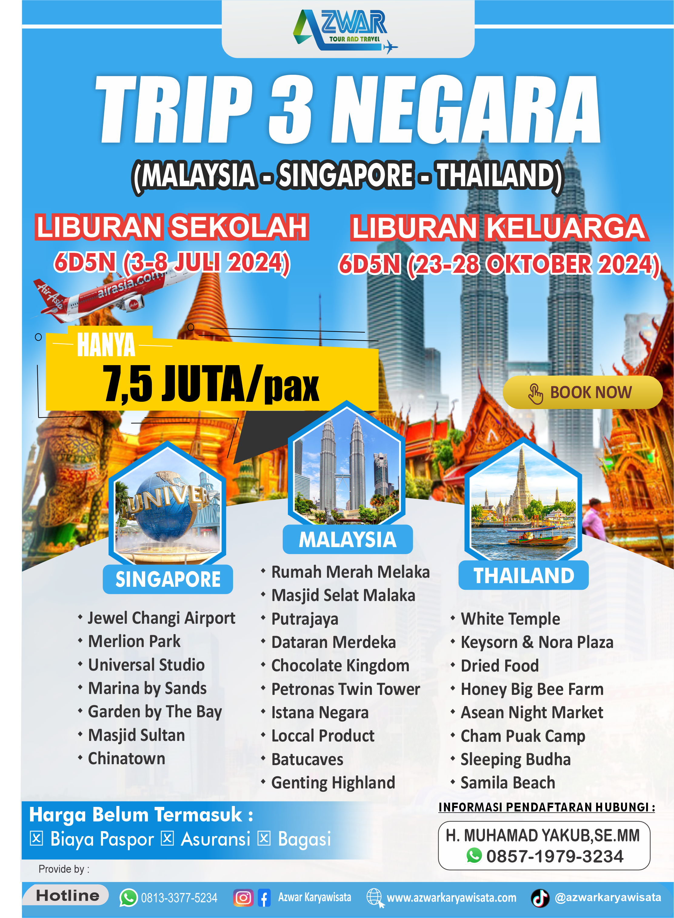 Tour 3 Negara pAK hAJI